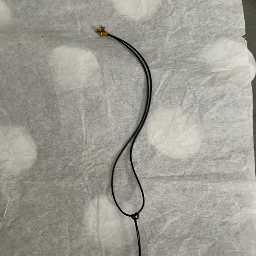 Leather necklace